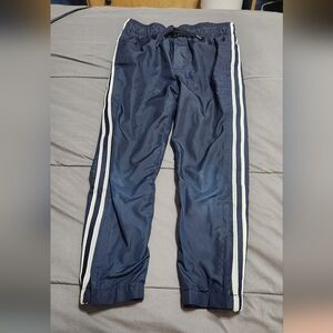 Track Pants with White Stripes